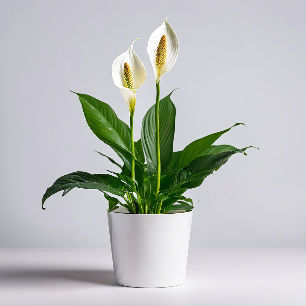 Peace Lily Plant Gift Set